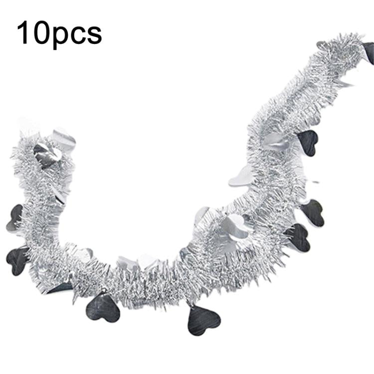 Heart-shaped Ribbon Party Supplies Birthday Christmas Wedding Room Decoration Strips Garlands