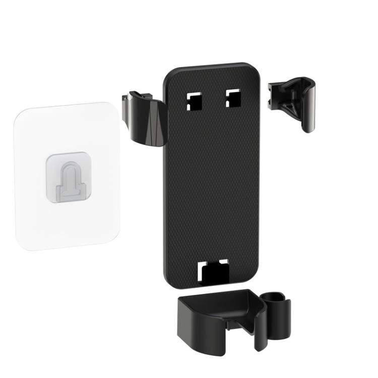 Bathroom Wall-Mounted Curling Iron Organizer Holder with Adjustable Clamps Built-In Cord Wrap