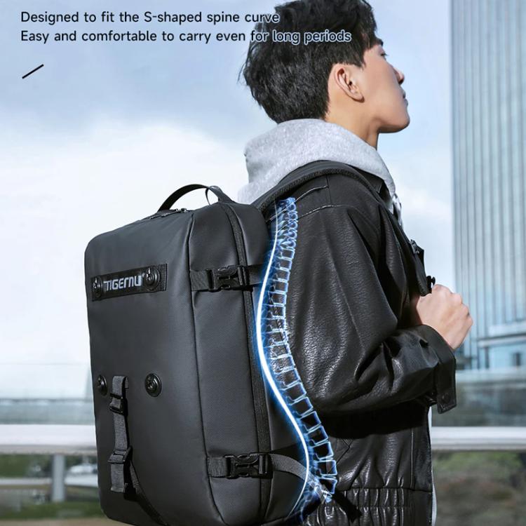 Tigernu T-B9836 3-in-1 Detachable Men Backpack Convertible Travel Laptop Bag for Sports & Commuting