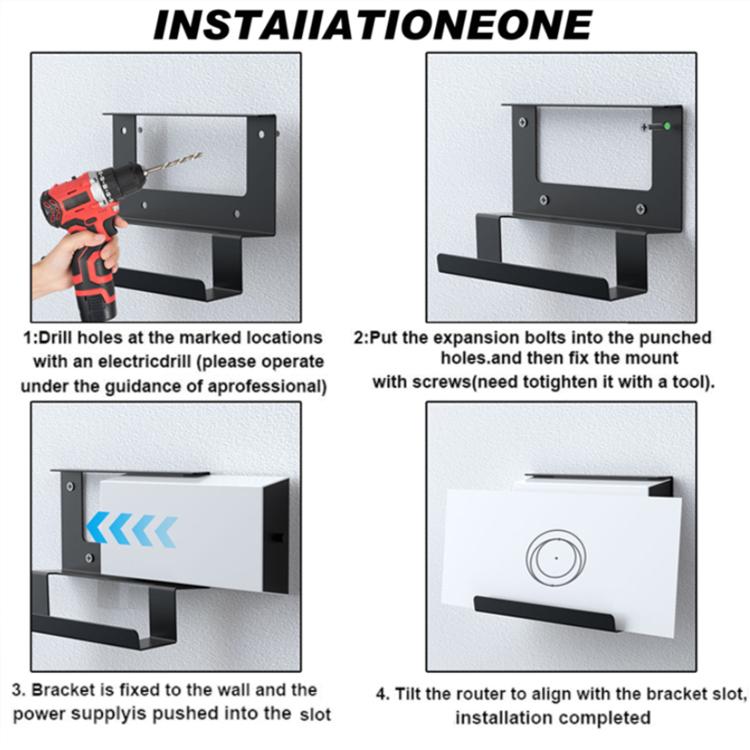 For Starlink Gen 3 2 In 1 Router Power Metal Bracket