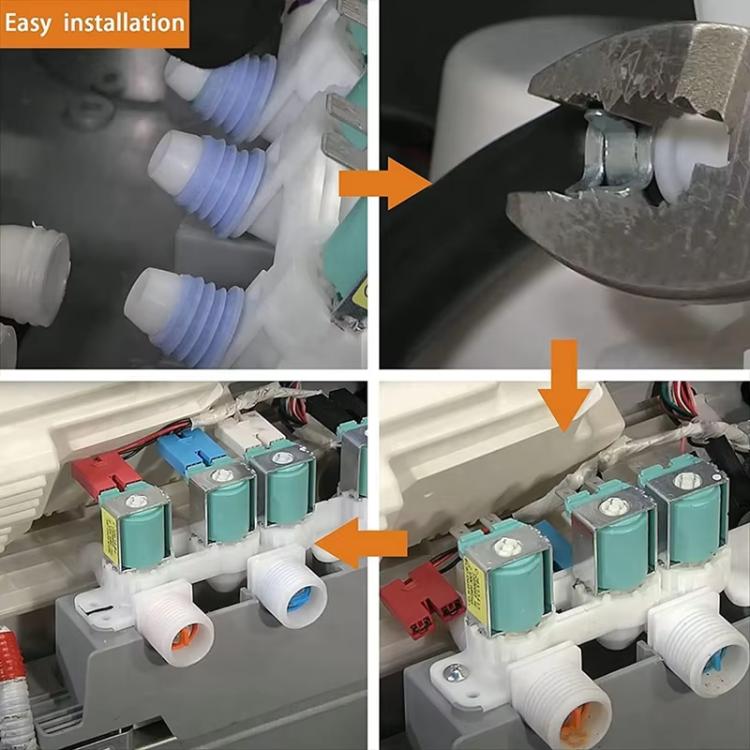 For Samsung Drum Washing Machine Water Inlet Valve Five-Head Water Inlet Valve