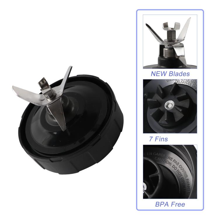 7-Fin Replacement Blade for Ninja Blender Auto iQ Series BL480, BL482, BL642, BL682