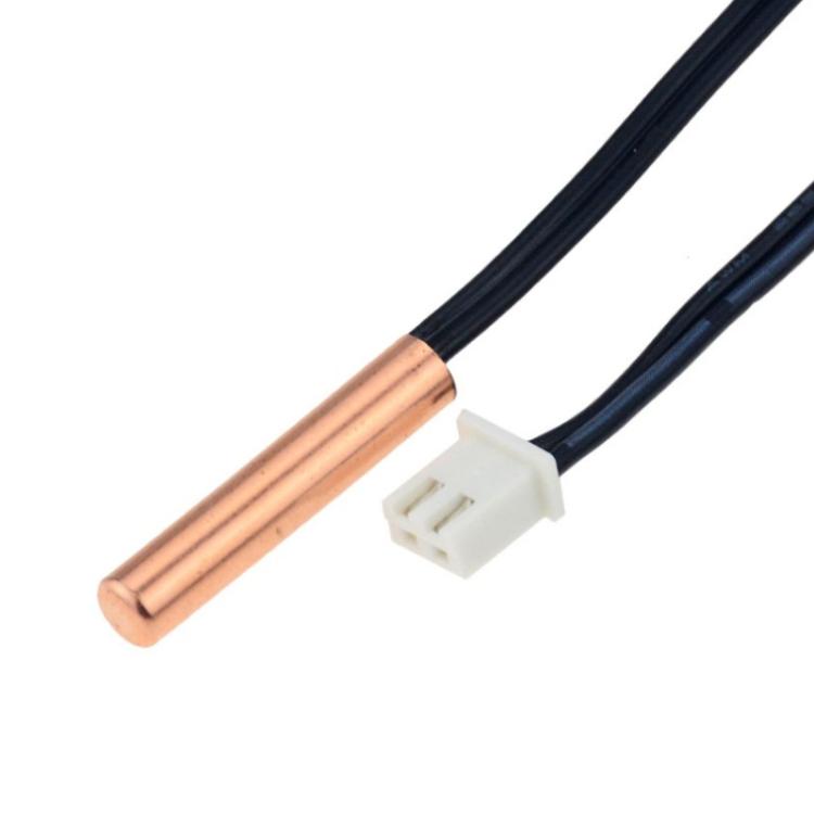 2pcs /Pack 10K Copper Head Temperature Sensor for Air Conditioner Pipe Thermistor Probe