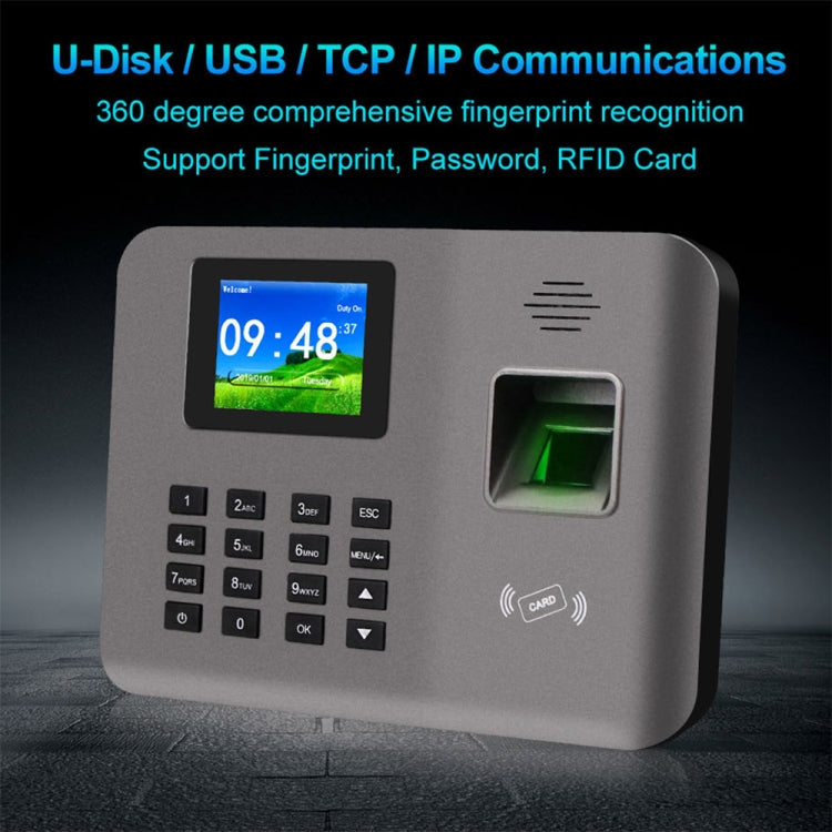 Realand AL325 Fingerprint Time Attendance with 2.4 inch Color Screen & ID Card Function & WiFi