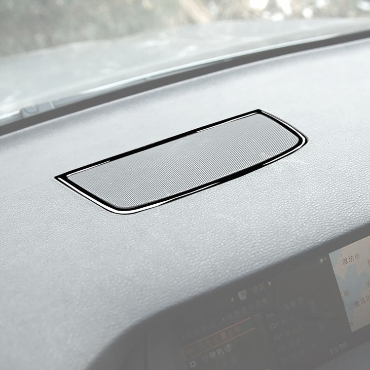 Car Dashboard Horn Frame Decorative Sticker for BMW X5 E70 / X6 E71 2008-2013, Left and Right Drive Universal