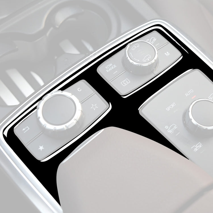 Car Left Drive Central Armrest Box Multimedia Panel Decorative Sticker For Mercedes-Benz GLE 2015-2018/GLS 2016-2018/M-class 2012-2015