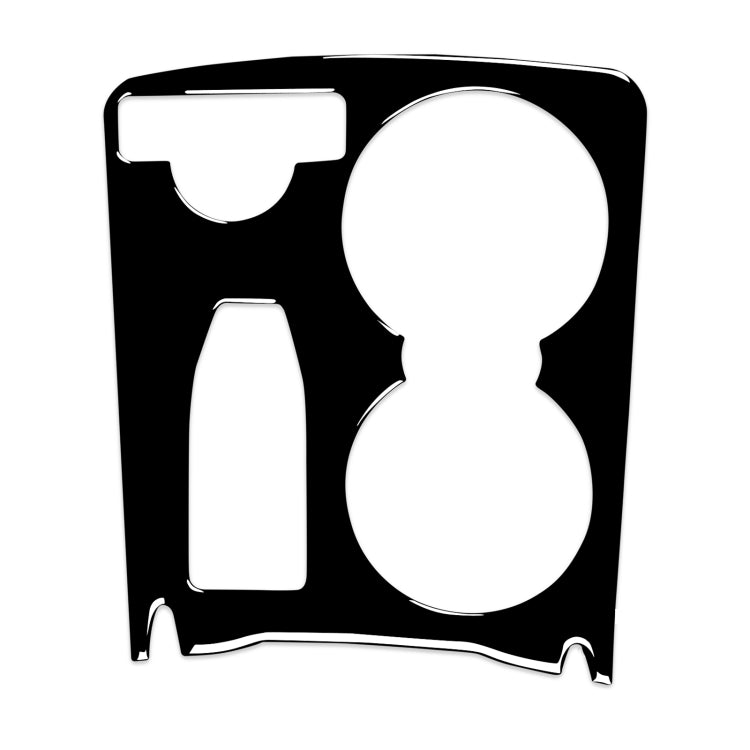 Car Left Drive Central Gear Panel Decorative Sticker For Mercedes-Benz 2007-2014 C-class W204 C180 C200 C300 C250 C63 AMG, US Ver.