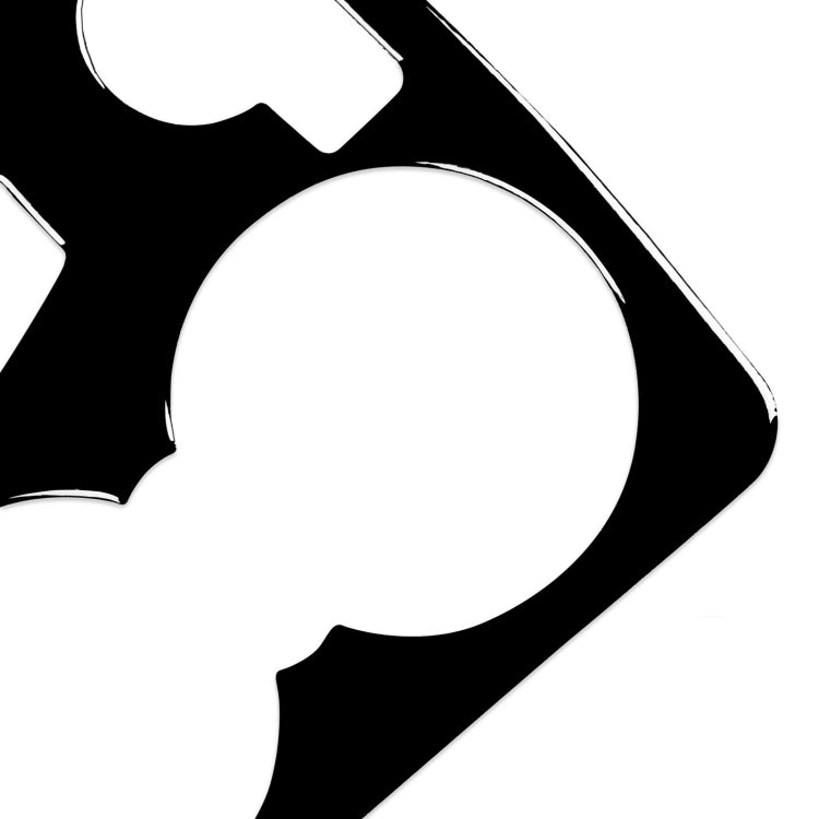 Car Left Drive Central Gear Panel Decorative Sticker For Mercedes-Benz 2007-2014 C-class W204 C180 C200 C300 C250 C63 AMG, US Ver.