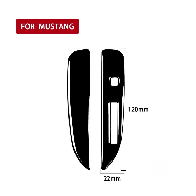 For Ford Mustang 2015-2020 Car Shifter Paddle Decorative Sticker, Right Drive