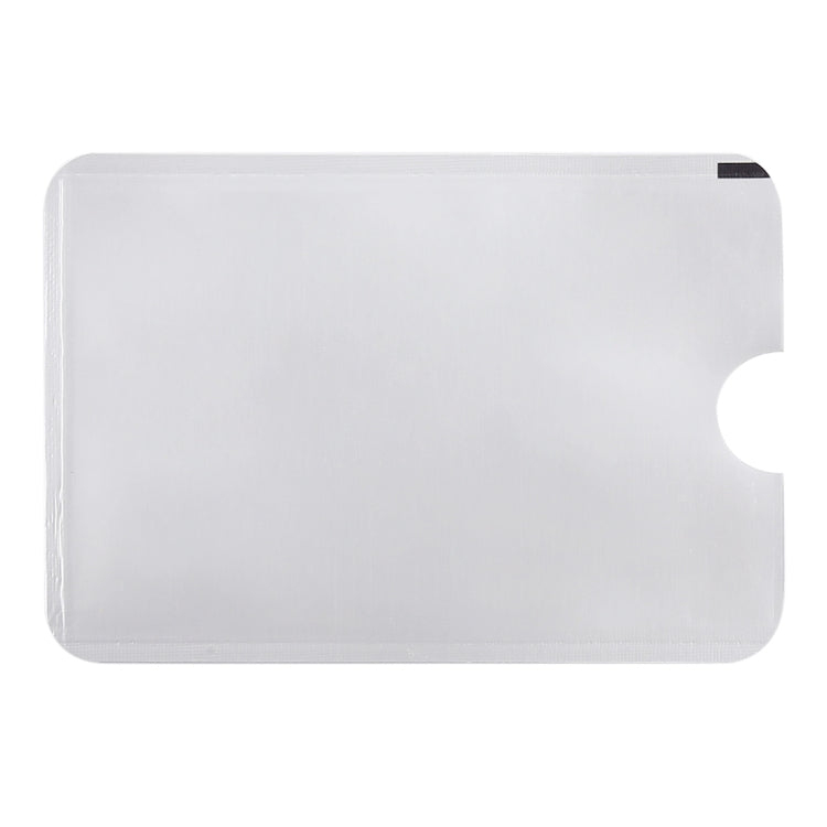 100pcs Aluminum Foil Anti Theft RFID Blocking Sleeve Card Protector, Size: 9.1*6.3cm, RFID Protection 100pcs