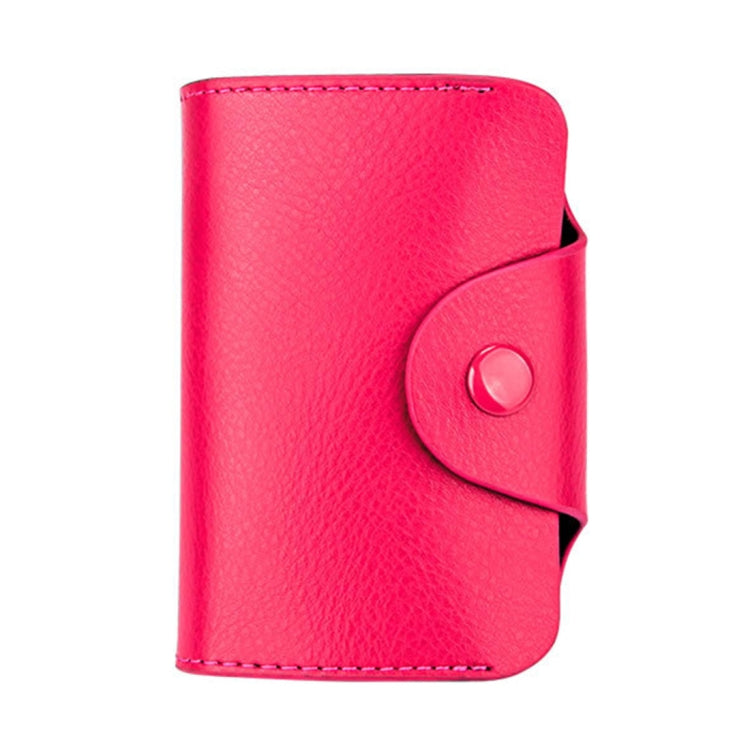 KB39 Simple Fashion Genuine leather Organ Card Bag Candy Color Card Package