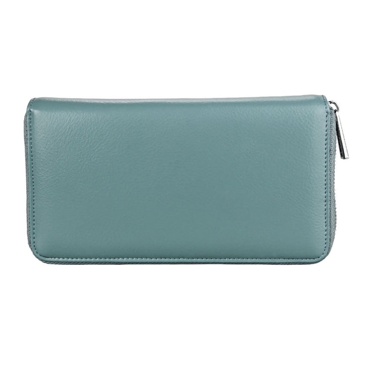 Antimagnetic RFID Large Capacity Long Style Genuine Leather Passport Package / Multifunctional and Many Card Slots Card Package