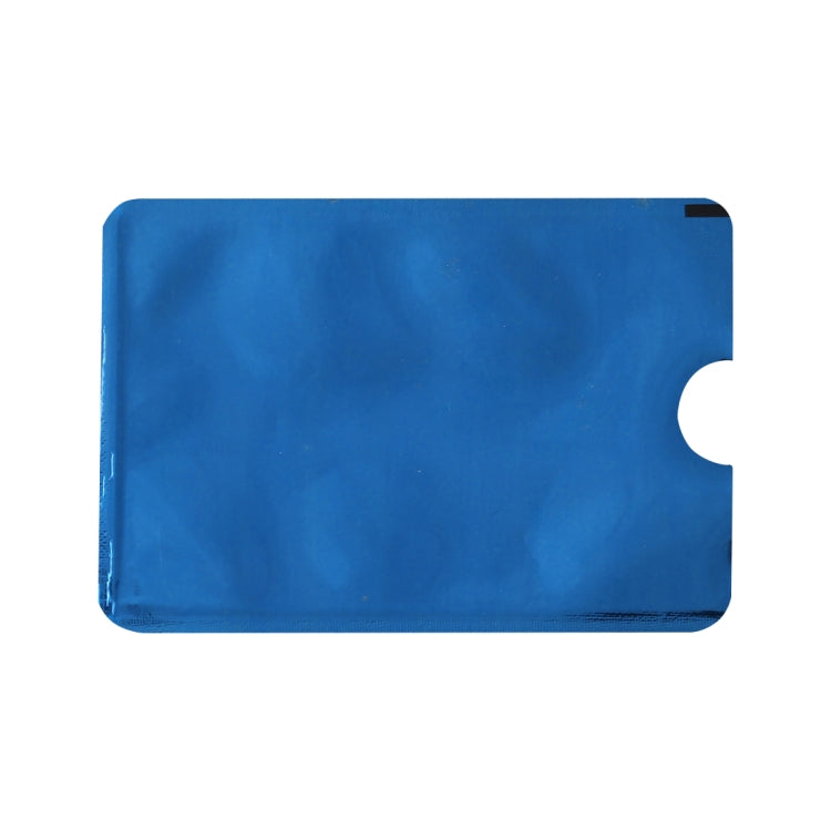100pcs Aluminum Foil RFID Blocking Credit Card ID Bank Card Case Card Holder Cover, Size: 9 x 6.3cm