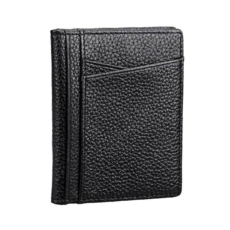 KB173 Ultrathin Litchi Texture Leather Card Holder Certificate Bag