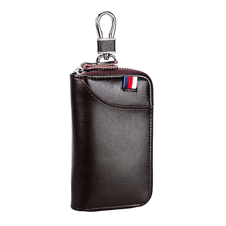 9102 Multi-function Waist Hanging Leather Zipper Wallet Keys Holder Bag