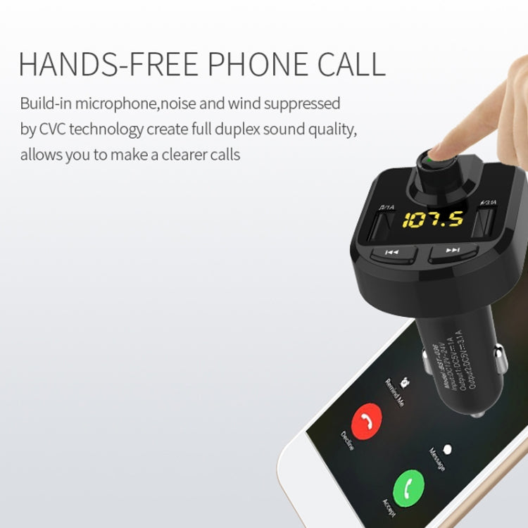 Dual USB Charger, Support Bluetooth / Micro SD Card / TF Card / USB Disk