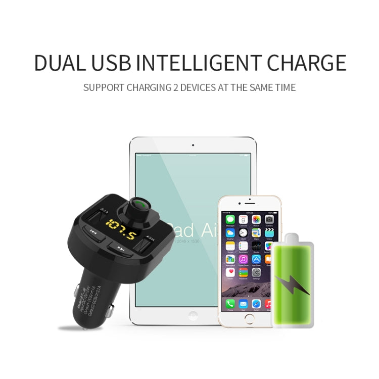 Dual USB Charger, Support Bluetooth / Micro SD Card / TF Card / USB Disk