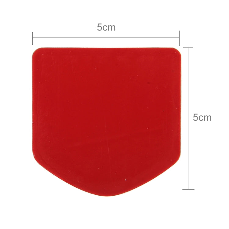 Shield Shape Metal Car Badge Decorative Sticker, Size: Small