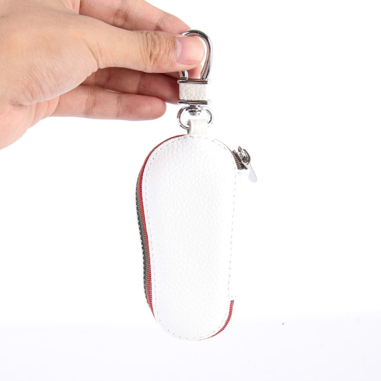 Universal Leather Crocodile Texture Waist Hanging Zipper Wallets Key Holder Bag (No Include Key)