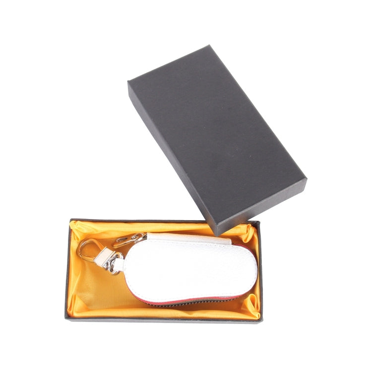 Universal Leather Crocodile Texture Waist Hanging Zipper Wallets Key Holder Bag (No Include Key)