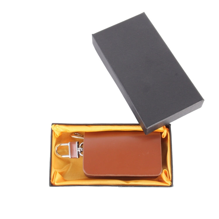 Universal Leather Flash Powder Texture Waist Hanging Zipper Wallets Key Holder Bag (No Include Key)