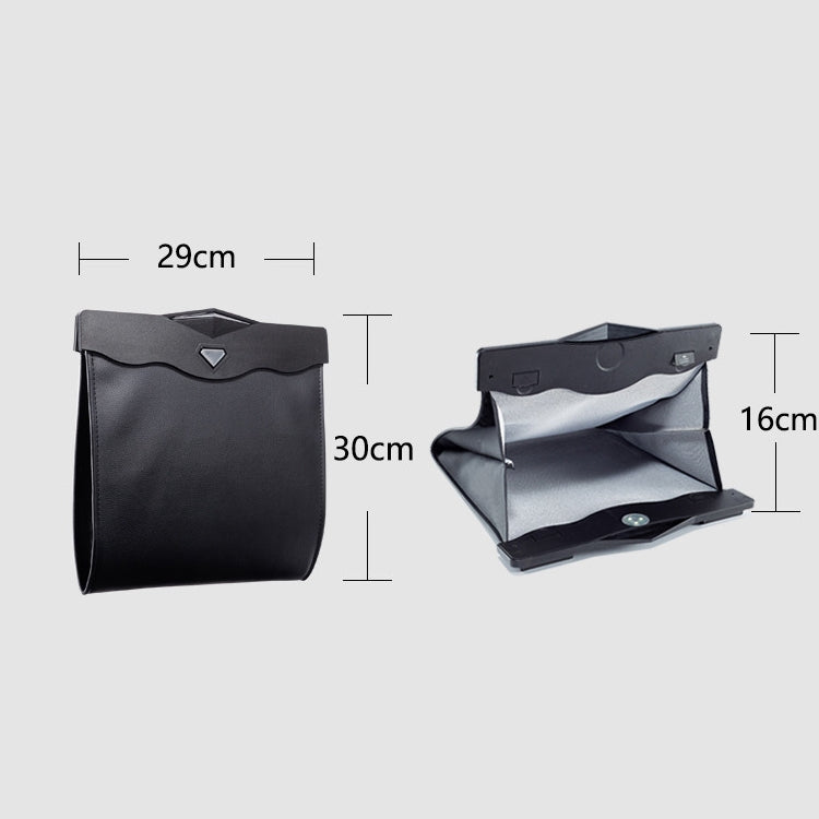 Car Multifunctional LED Design Hanging Folding Garbage Bin Storage Box