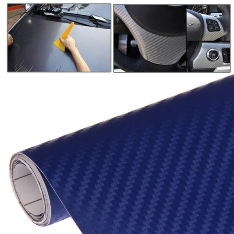 Car Decorative 3D Carbon Fiber PVC Sticker, Size: 152cm x 50cm