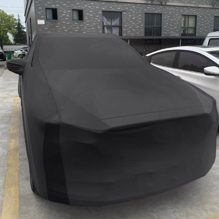 Anti-Dust Anti-UV Heat-insulating Elastic Force Cotton Car Cover for Sedan Car, Size: L, 4.9m~5.25m