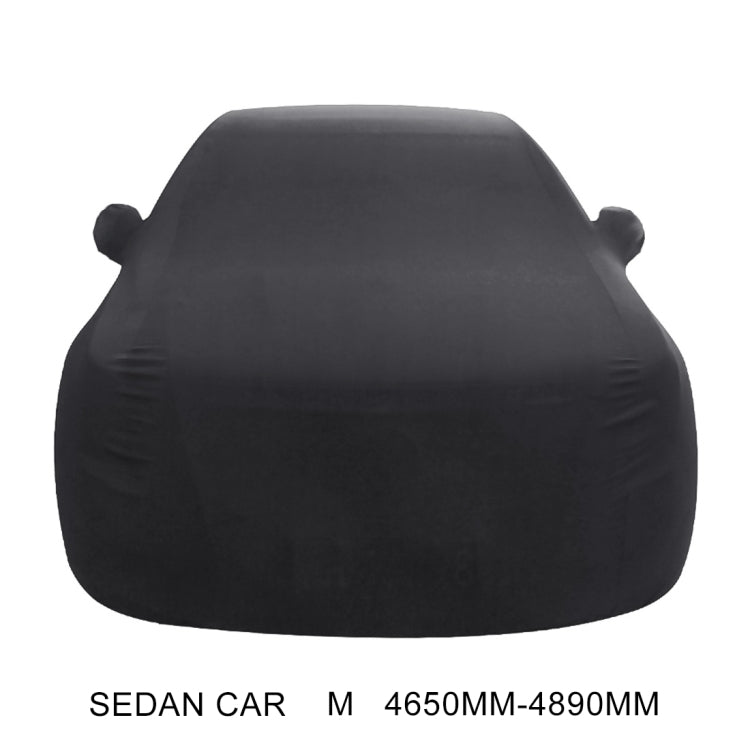 Anti-Dust Anti-UV Heat-insulating Elastic Force Cotton Car Cover for Sedan Car, Size: M, 4.65m~4.89m