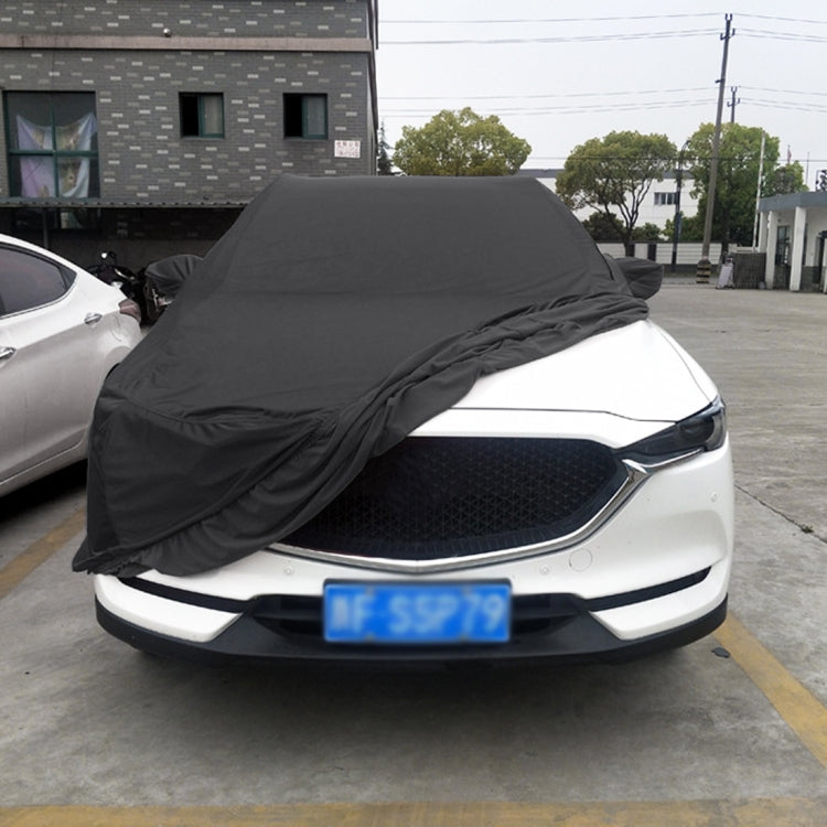 Anti-Dust Anti-UV Heat-insulating Elastic Force Cotton Car Cover for Sedan Car, Size: S, 4.3m~4.65m