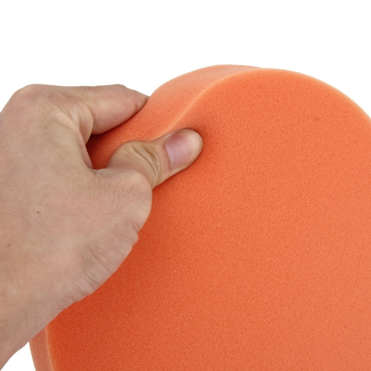 2 PCS Car Wax Sponge Round Shape Sponge High-density Waxing Sponge，Size:18.5 x 18.5cm