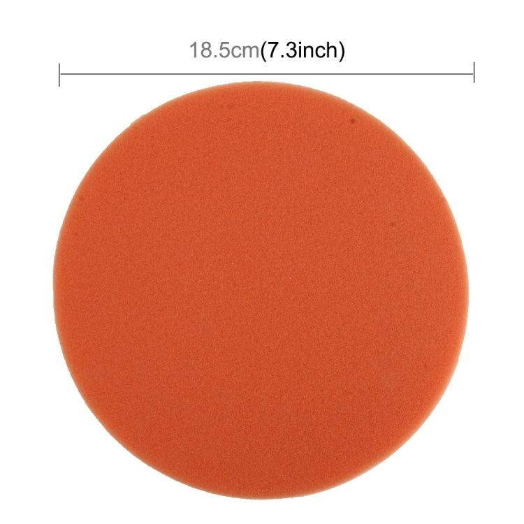 2 PCS Car Wax Sponge Round Shape Sponge High-density Waxing Sponge，Size:18.5 x 18.5cm