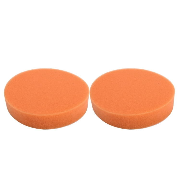 2 PCS Car Wax Sponge Round Shape Sponge High-density Waxing Sponge，Size:12.5 x 12.5cm