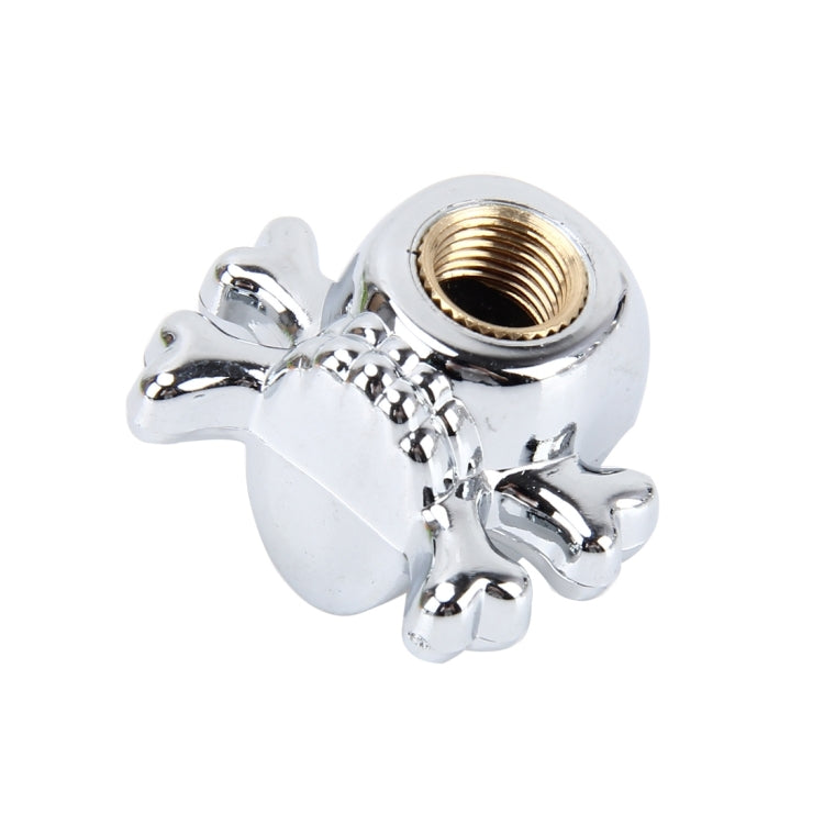 4 PCS Universal Skull Shape Gas Cap Mouthpiece Cover Gas Cap Tire Cap Car Motor Bicycle Tire Valve Caps