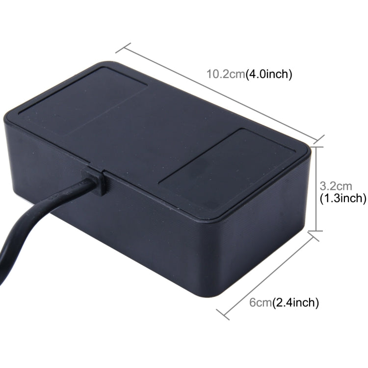 BEAUTY-CAR B-085 ABS Shell 120W 3 Sockets Car Cigarette Lighter Car Charger with 3.4A Dual USB Ports and Indicator LED Display, Input Voltage/Output Voltage: DC 10-30V/DC 5V