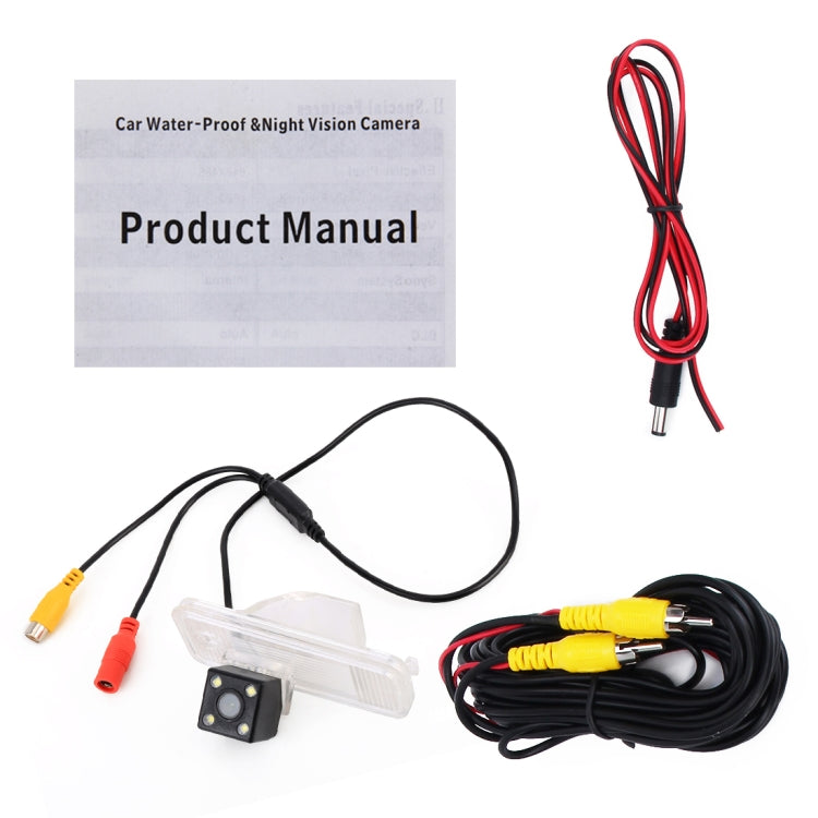 656x492 Effective Pixel HD Waterproof 4 LED Night Vision Wide Angle Car Rear View Backup Reverse Camera for Hyundai IX25 2014-2017 / IX35 2018