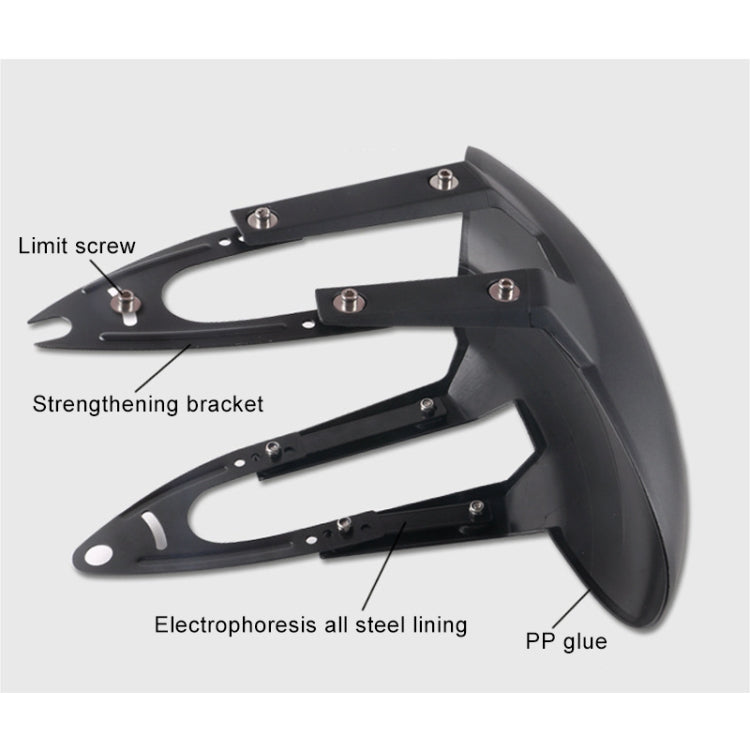 Motorcycle Modified Fender Rear Wheel Fender Dustproof  PP Splash Flaps Mudguards Fender Guard for CFMOTO 150NK / Kawasaki Z250 / Honda CB190R