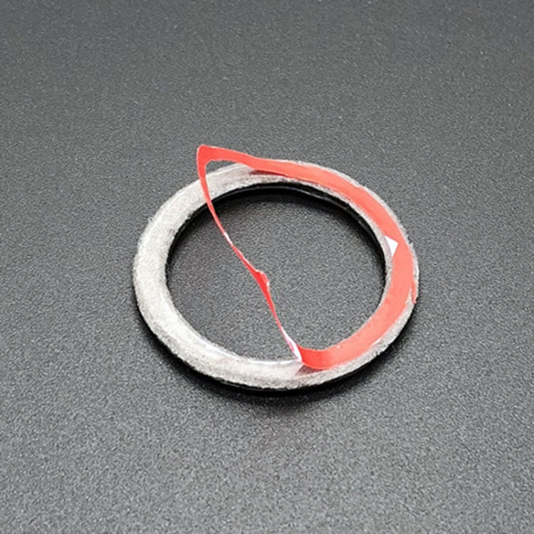 Car Carbon Fiber Soft Panel Engine Start Key Push Button Ring Trim Decorative Sticker for BMW E90 / E92 / E93  2005-2012