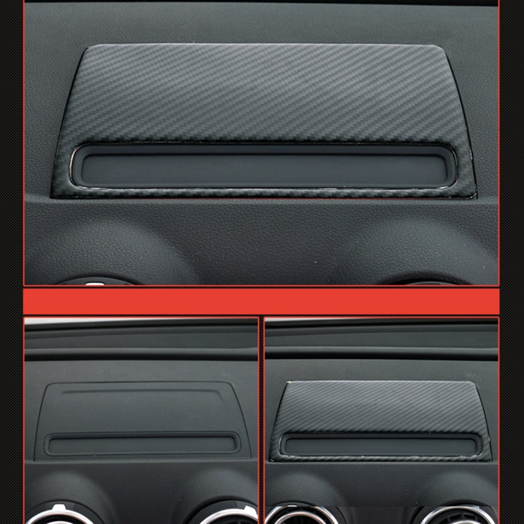 Car Carbon Fiber Navigation Decorative Panel for Audi A3
