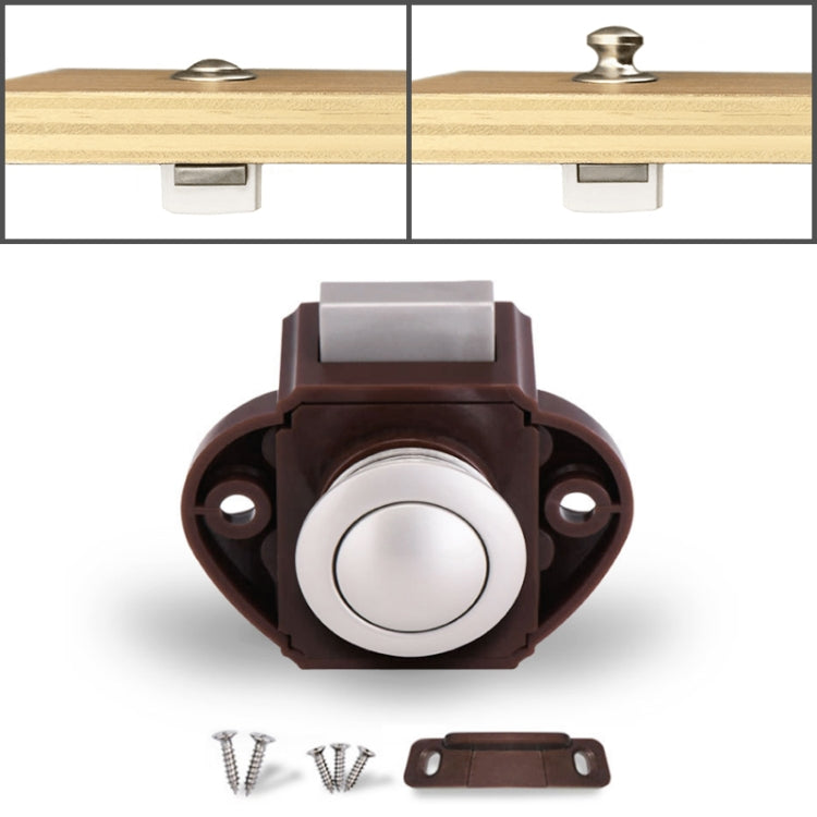 Press Type Drawer Cabinet Catch Latch Release Cupboard Door Stop Drawer Cabinet Locker for RV / Yacht / Furniture