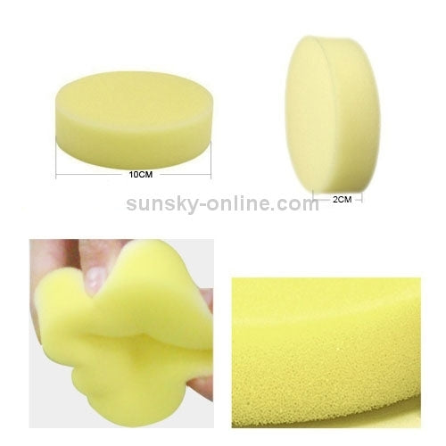 10 PCS Household Cleaning Sponge Car Sponge Ball Car Wash Sponge,Size：10 x 10 x 2cm