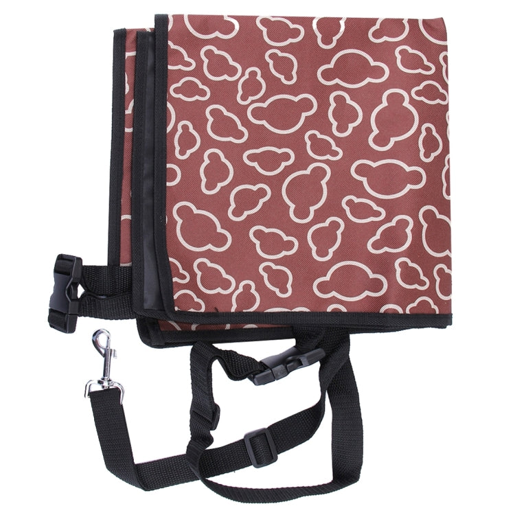 Nonslip Folding Car Front Seat Pattern Cover Pet Cat Dog Cushion Mat, Size: 100 x 50 x 0.1 cm