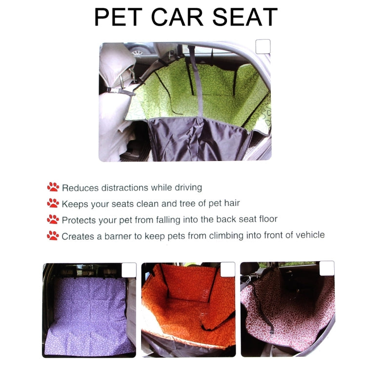 Nonslip Folding Car Front Seat Pattern Cover Pet Cat Dog Cushion Mat, Size: 100 x 50 x 0.1 cm