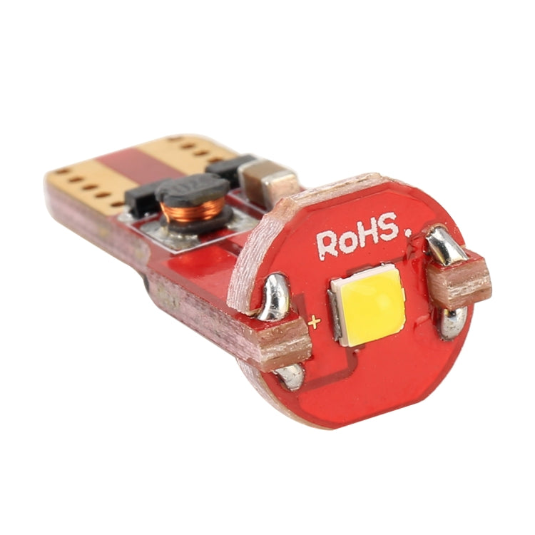 2 PCS T10 / W5W / 168 / 194 DC12V / 1.6W / 6000K / 130LM 3LEDs SMD-3030 Car Red Board Clearance Light