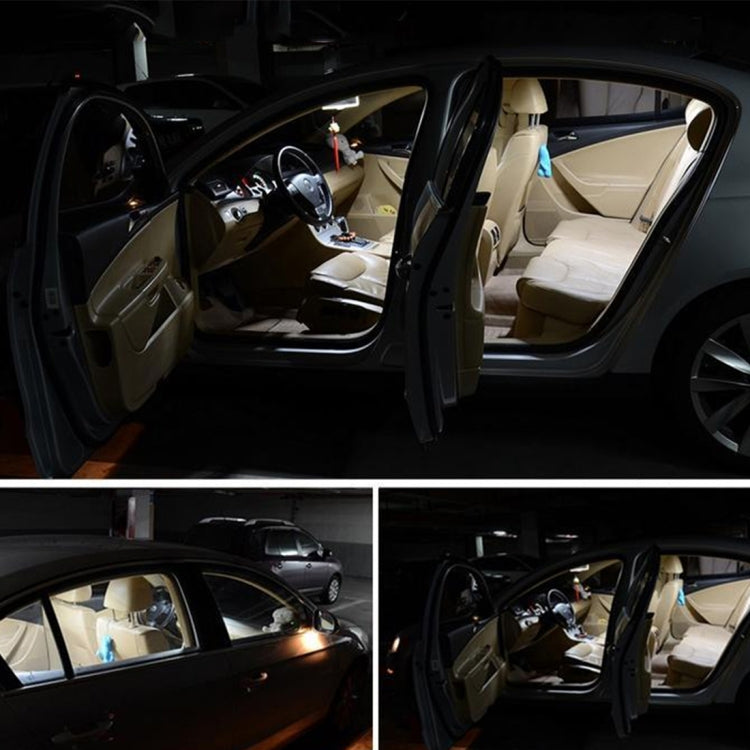 2 PCS 41mm DC12V / 2.2W / 6000K / 130LM 6LEDs SMD-3030 Car Reading Lamp