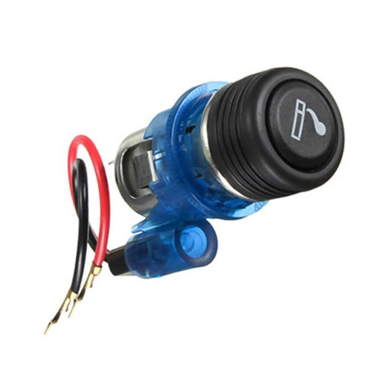 Car 10A 12V European Standard Cigarette Lighter Full Assembly with Light