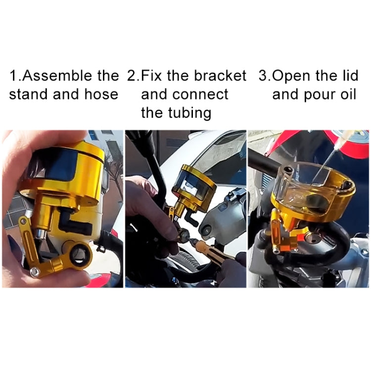 Motorcycle Modification Parts Front Brake Fluid Oil Universal Brake Oil Cup for Kawasaki / Suzuki