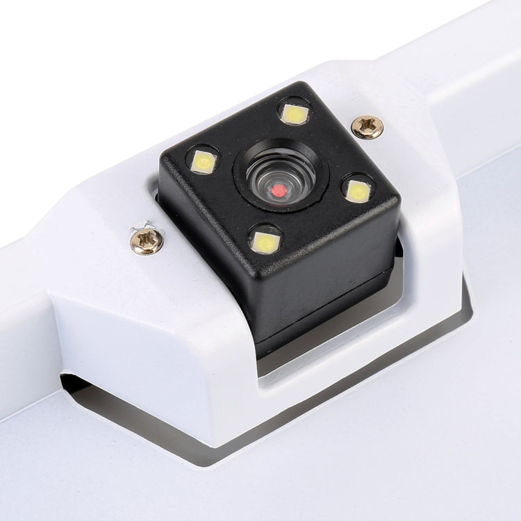 JX-9488 720x540 Effective Pixel NTSC 60HZ CMOS II Universal Waterproof Car Rear View Backup Camera with 2W 80LM 5000K White Light 4LED Lamp, DC 12V, Wire Length: 4m