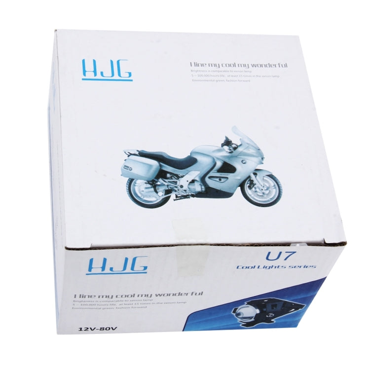 U5 10W 1000LM CREE LED External Motorcycle Headlight Lamp, DC 12-80V