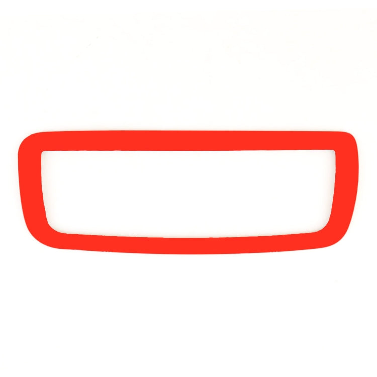 Car Rear Dome Light Panel Carbon Fiber Decorative Sticker for Mercedes-Benz W204 2007-2013